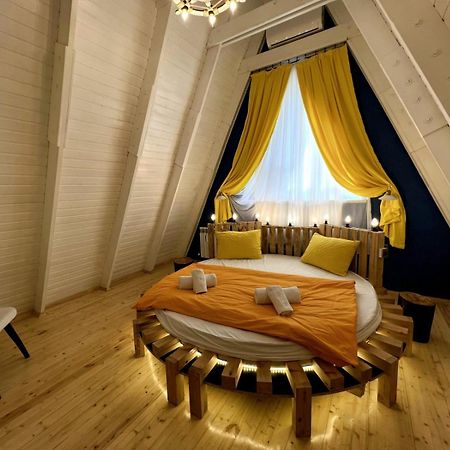 Qafqaz Mountside Chalet Gabala Exterior photo