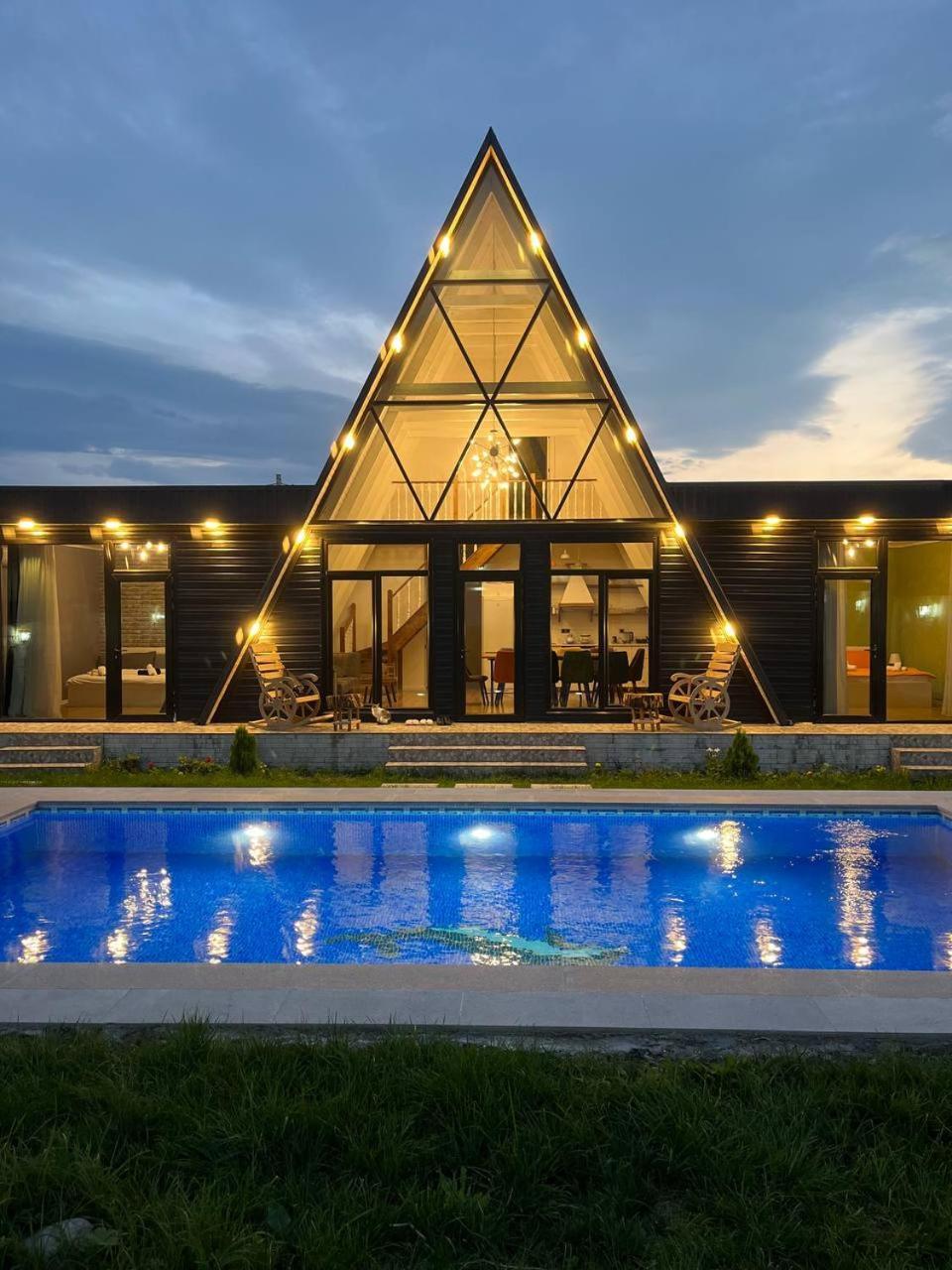 Qafqaz Mountside Chalet Gabala Exterior photo
