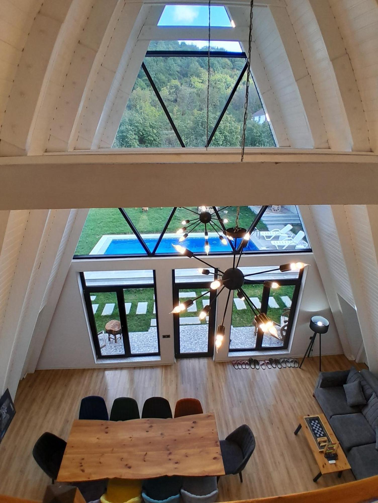 Qafqaz Mountside Chalet Gabala Exterior photo